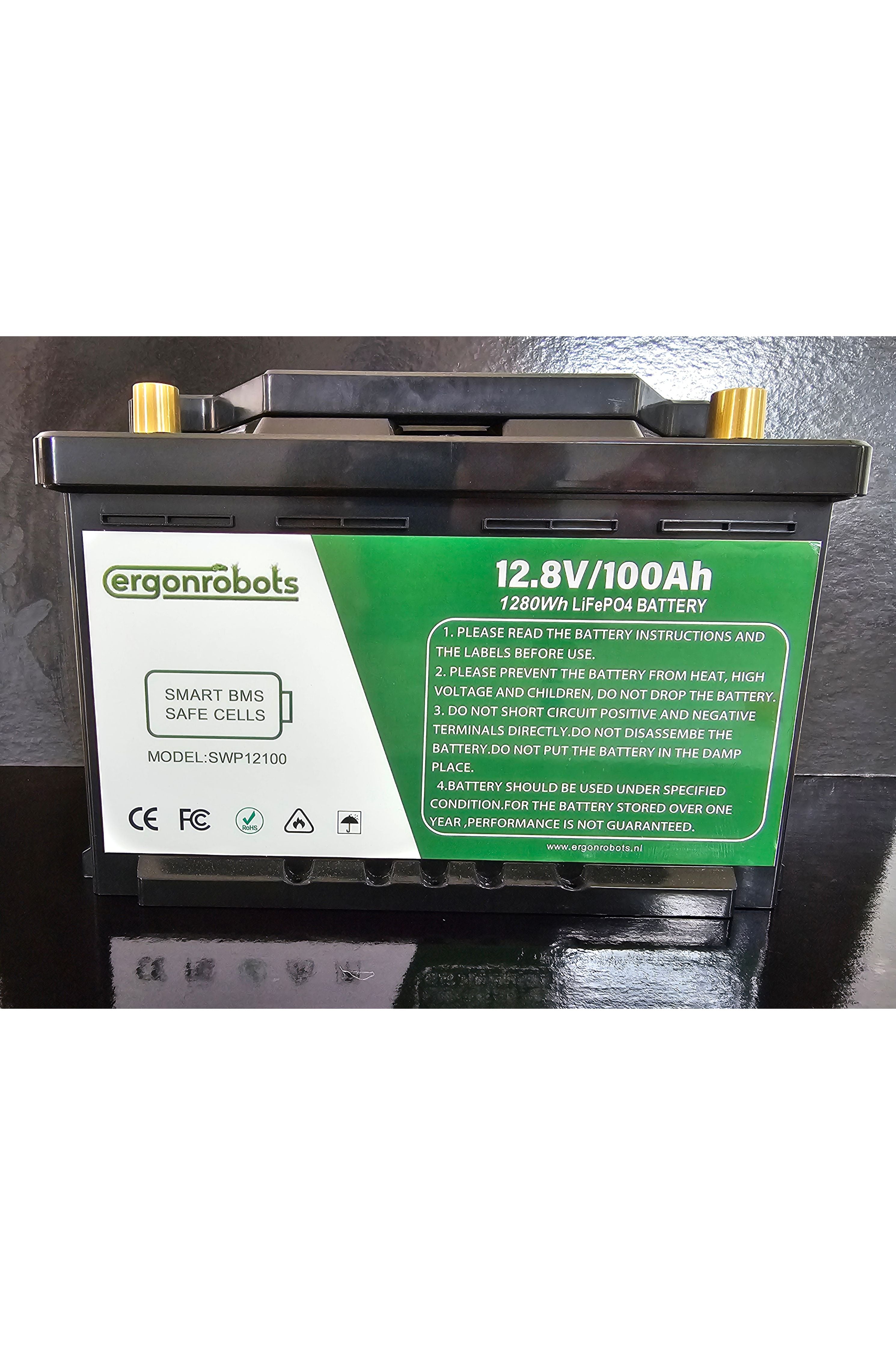 100ah LiFePo4 lithium 12,8v accu
