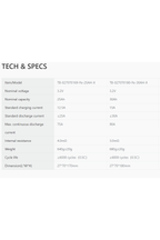 LiFePO4 Prismatic  TB 30Ah - 3.2V