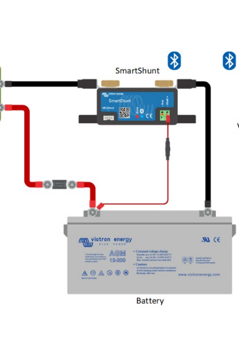 Victron SmartShunt 500A bluetooth batterij monitor