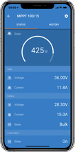 Afbeelding in Gallery-weergave laden, Victron 130W zonnepaneel met SmartSolar 75/10 laadregelaar
