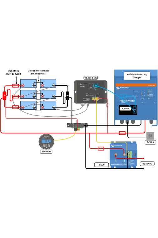 Victron smart lithium accu 12,8V/100Ah LiFePO4