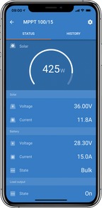 Victron 175W zonnepaneel met SmartSolar 75/15 laadregelaar