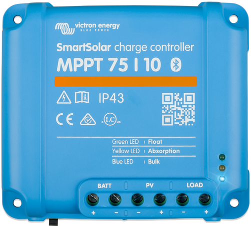 Victron 130W zonnepaneel met SmartSolar 75/10 laadregelaar