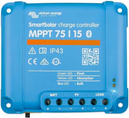 Victron 175W zonnepaneel met SmartSolar 75/15 laadregelaar