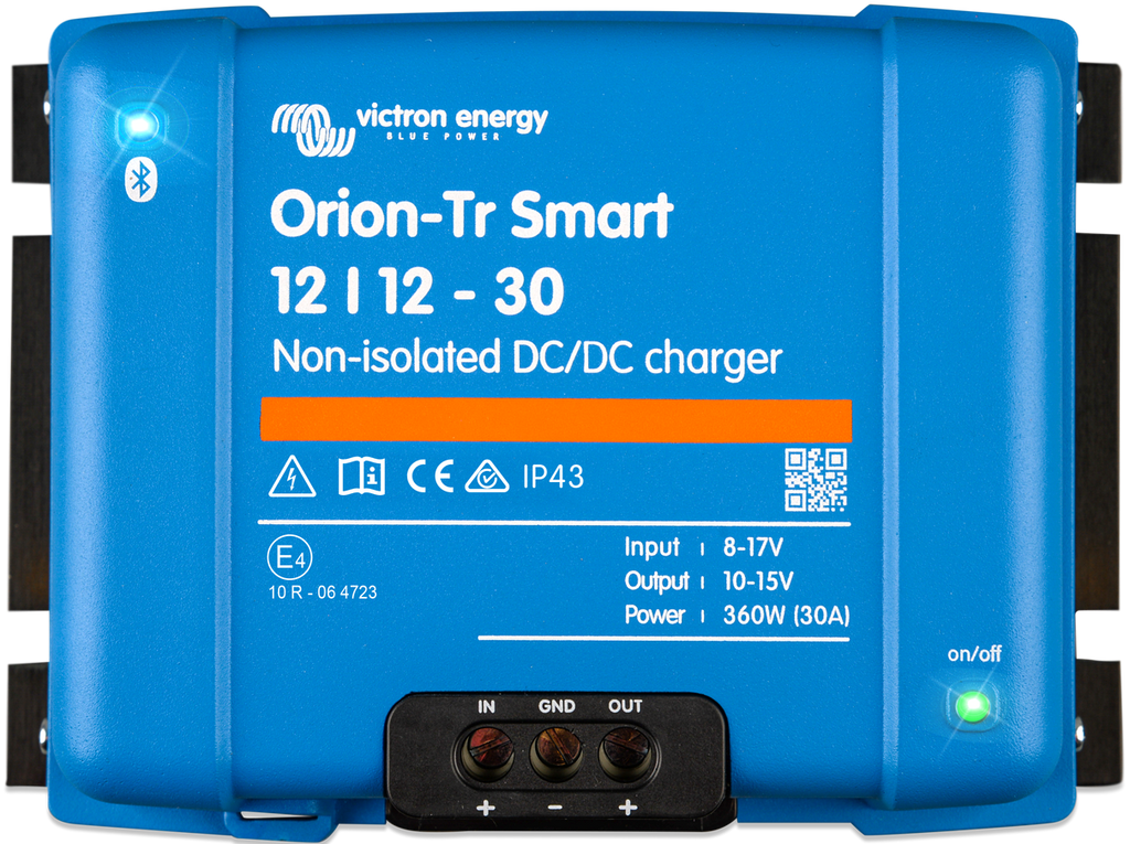 Victron Orion-Tr Smart 12/12-30A (360W) Non-isolated DC-DC lader