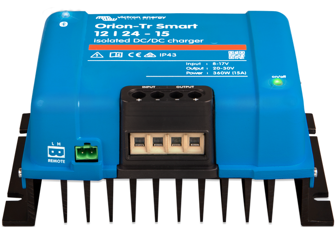 Victron Orion-Tr Smart 12/24-15A (360W) Isolated DC-DC omvormer