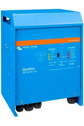 Victron Quattro 24/3000/70-50/50 Acculader omvormer